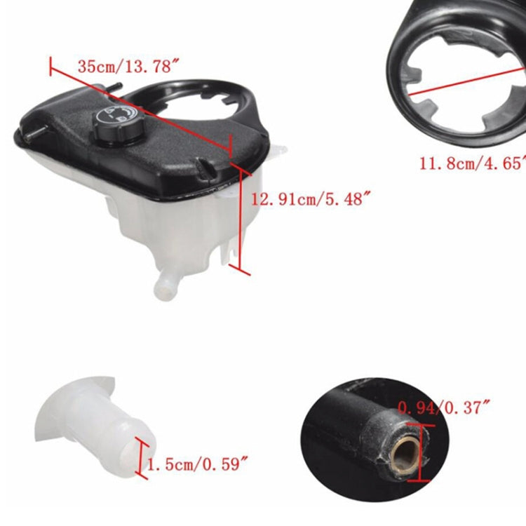 Car Radiator Coolant Expansion Tank C2S18320 for Jaguar X-Type 2002-2008, Radiator Coolant Expansion Tank