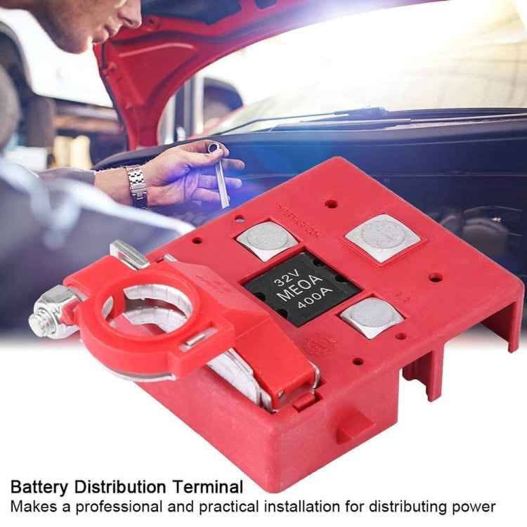 Car Battery Distribution Terminal 32V 400A Quick Release Fused Clamps Connector