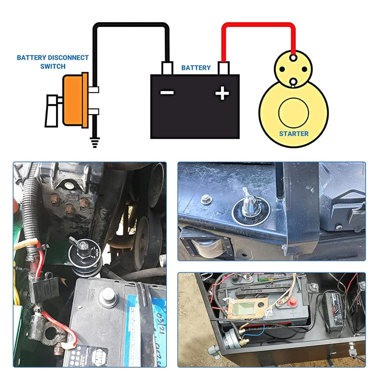 High Current Master Battery Disconnect Switch Kit, Disconnect Switch Kit
