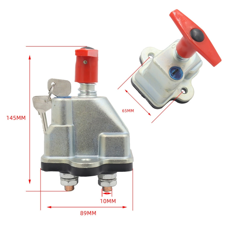 250A Yacht RV Battery Cut-off Switch with Key, CP-0969