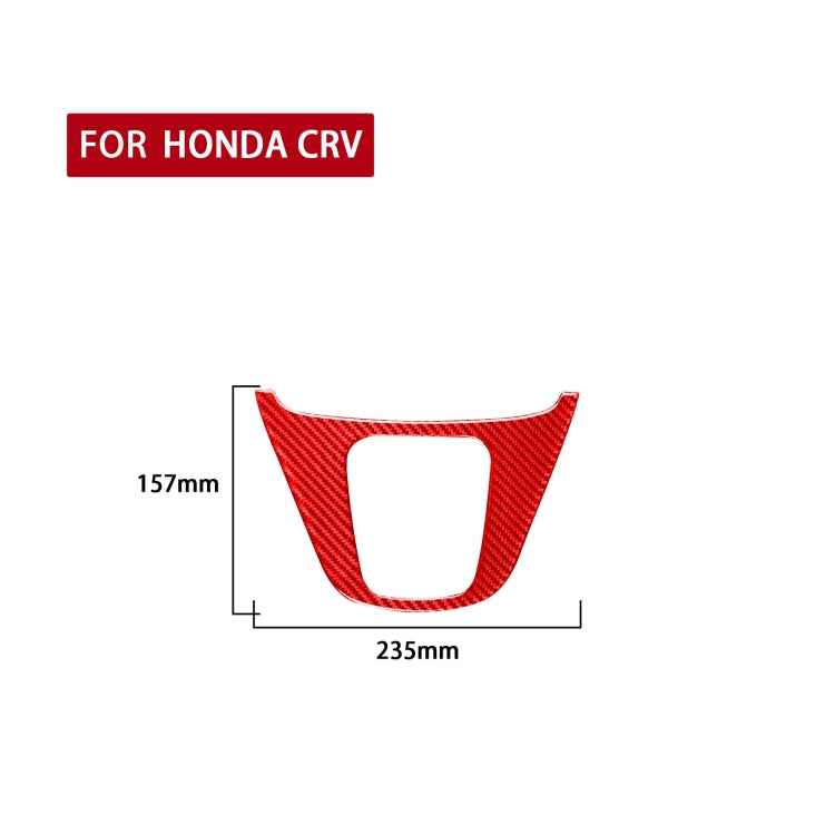 For Honda CRV 2007-2011 Carbon Fiber Car Gear Panel Frame Decorative Sticker,Left and Right Drive Universal