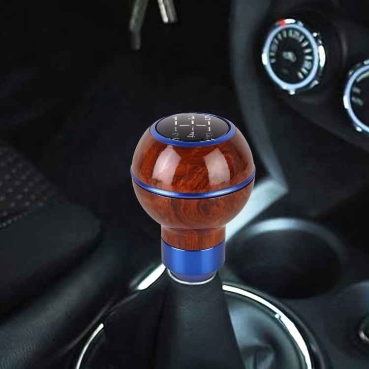 Universal Car Wood Texture Metal Gear Shift Knob