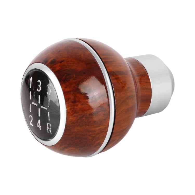 Universal Car Wood Texture Metal Gear Shift Knob
