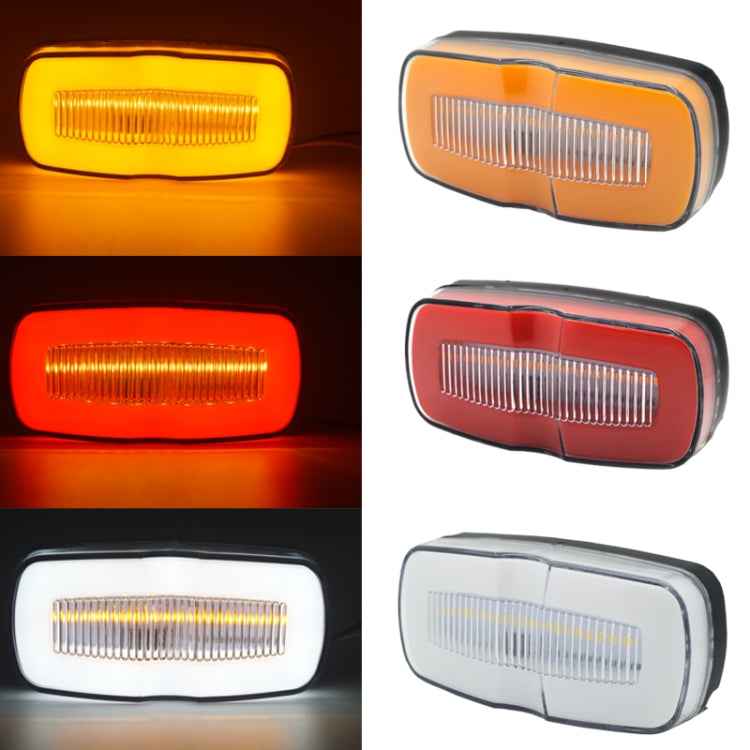 2 PCS MK-190 Truck LED Side Marker Light, MK-190 (Red Light), MK-190 (White Light), MK-190 (Yellow Light)