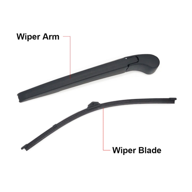 JH-BMW05 For BMW X1 F48 2016-2017 Car Rear Windshield Wiper Arm Blade Assembly 61 62 7 356 224, For BMW X1 F48 2016-2017