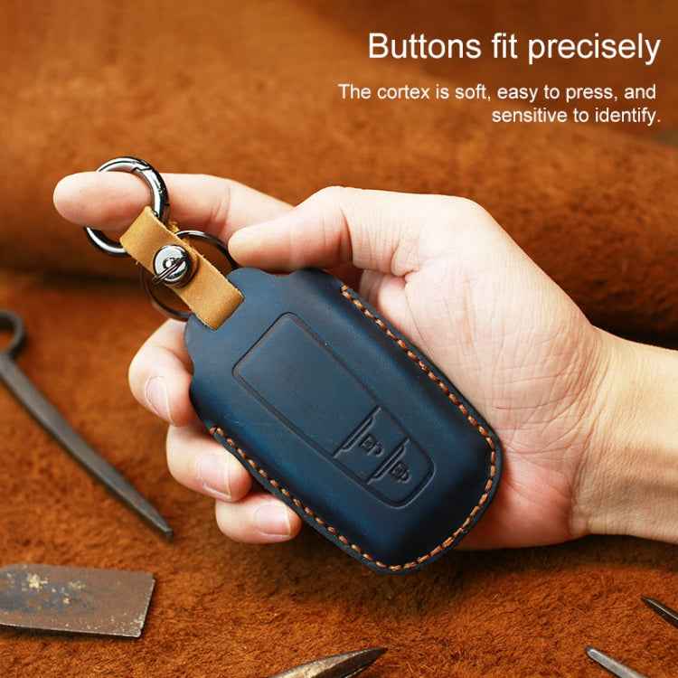 For Toyota Car Cowhide Leather Key Protective Cover Key Case, Two Keys Version, For Toyota,Two Keys Version, For Toyota, Two Keys Version