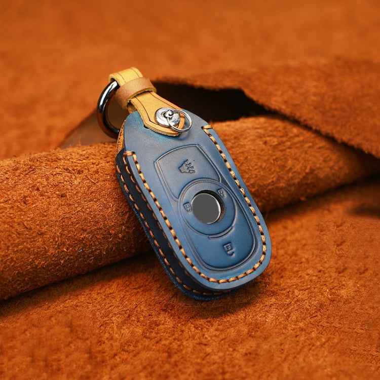 For Buick Car Cowhide Leather Key Protective Cover Key Case, Four Keys Version