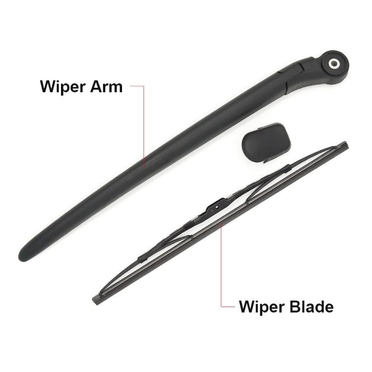 JH-PS01 For Porsche Cayenne 2003-2010 Car Rear Windshield Wiper Arm Blade Assembly 955 628 040 02, For Porsche Cayenne 2003-2010