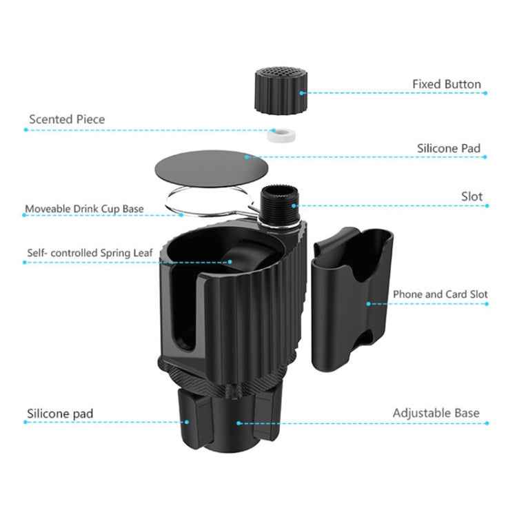 Car Beverage Rack Water Cup Mobile Phone Holder, Water Cup Holder