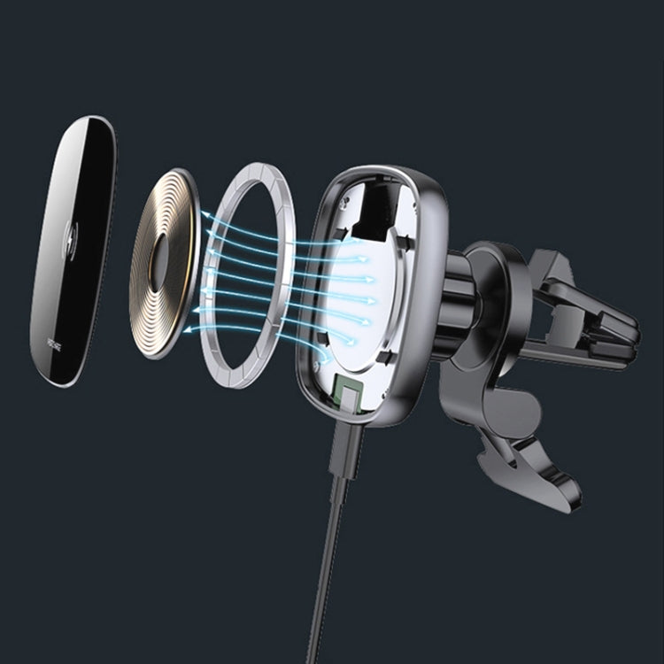 15W Car Magnetic Wireless Charger Mobile Phone Wireless Charger Stand