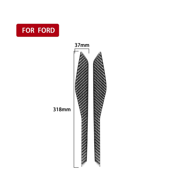 Car Carbon Fiber Central Control Decorative Sticker for Ford Explorer 2013-2019, Left Drive, Central Control