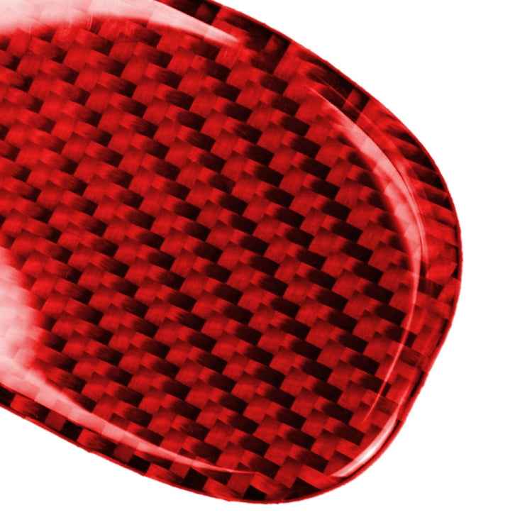 Car Carbon Fiber Seat Back Handle Decorative Sticker for BMW Mini One Cooper F55 F56, Left and Right Drive Universal