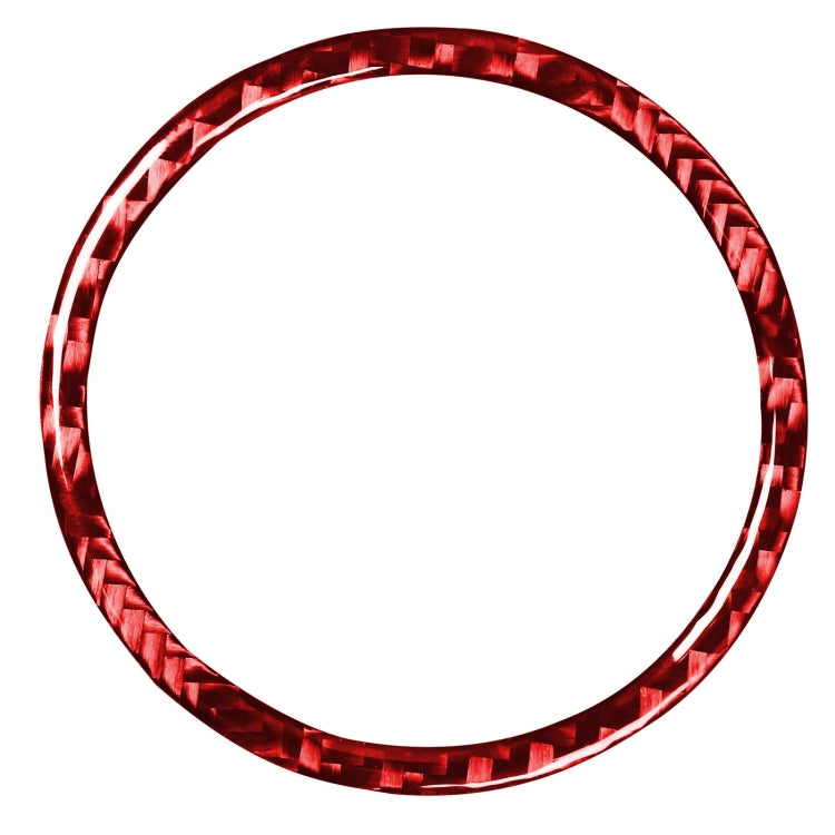 Pegatina decorativa de fibra de carbono para el anillo del cronómetro del coche para Porsche Macan (2014-2021), universal, con volante a la izquierda y a la derecha.