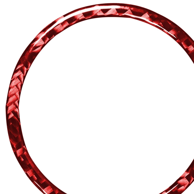 Pegatina decorativa de fibra de carbono para el anillo del cronómetro del coche para Porsche Macan (2014-2021), universal, con volante a la izquierda y a la derecha.