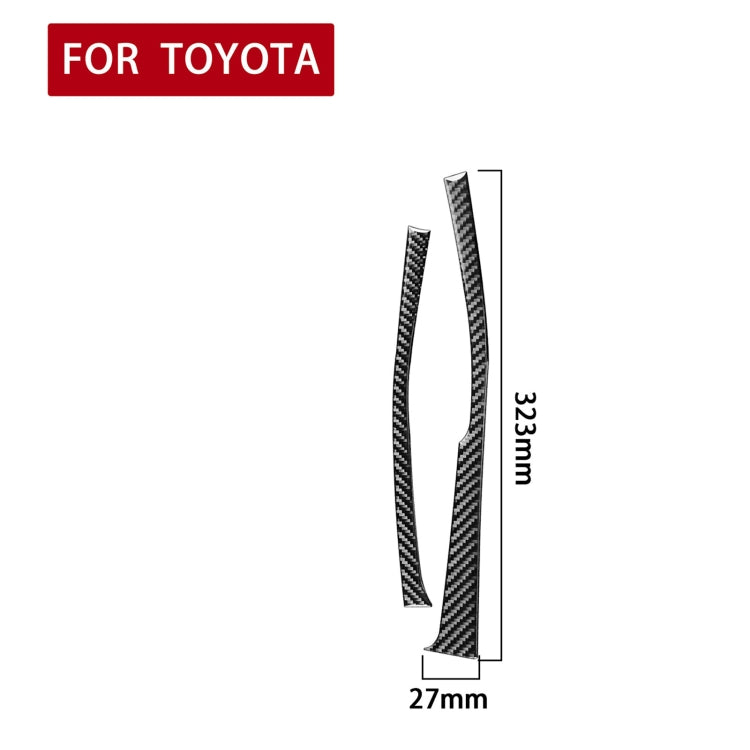 Car Carbon Fiber Side of Gear Decorative Sticker for Toyota Corolla / Levin 2014-2018, Right Drive, Side of Gear, Right Drive