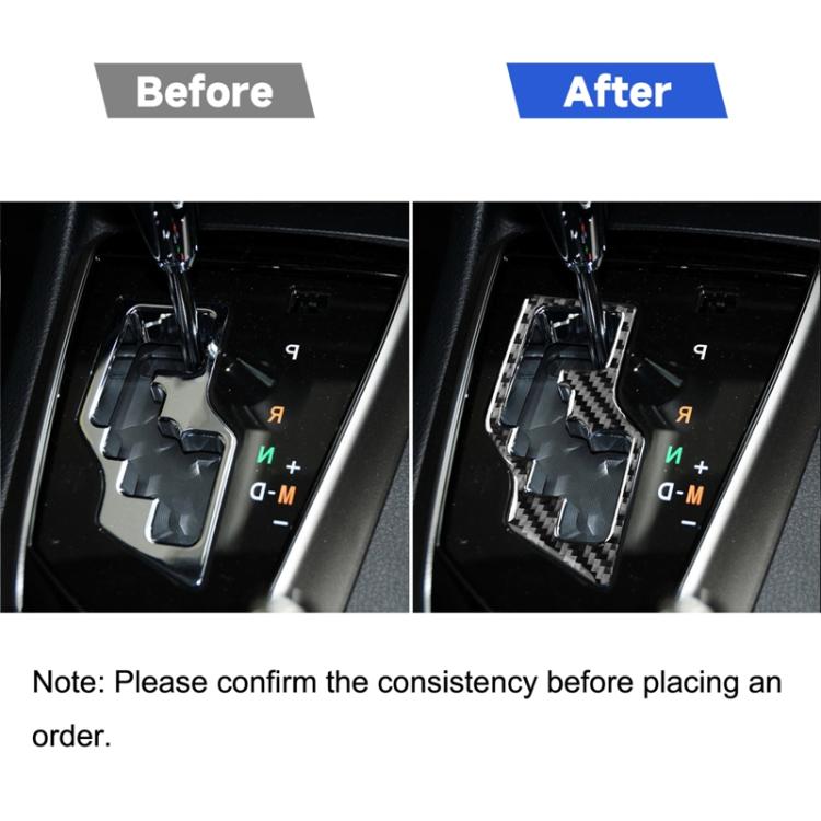 Car Carbon Fiber Gear Decorative Sticker for Toyota Corolla / Levin 2014-2018, Right Drive, Gear, Right Drive
