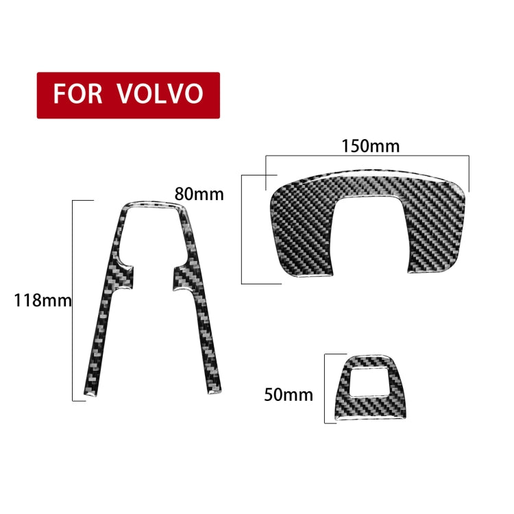 Car Carbon Fiber Reading Light A Decorative Sticker for Volvo XC90 2003-2014, Left and Right Drive Universal, Reading Light A