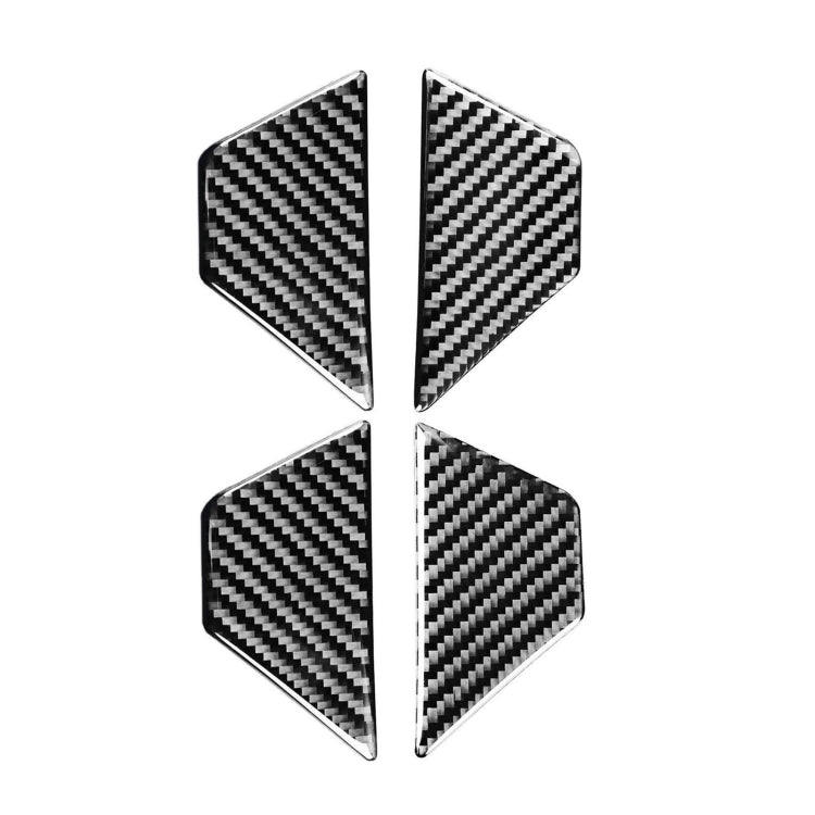 Car Carbon Fiber Inner Door Bowl Decorative Sticker for Audi A6L / A7 2019-, Left and Right Drive Universal, Inner Door Bowl