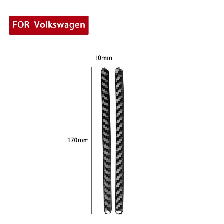 Car Carbon Fiber Door Decorative Sticker for Volkswagen Beetle 2012-2019, Left and Right Drive Universal, Door