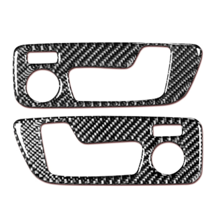 Car Carbon Fiber M High Performance Door Handle A Decorative Sticker for BMW G01 X3 2018-2020 / G02 X4 2019-2020, Left and Right Drive Universal, Door Handle A