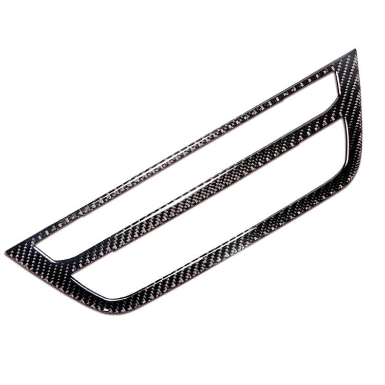 Car Carbon Fiber Air Conditioner CD Control Panel M Performance Decorative Sticker for BMW G01 X3 2018-2020 / G02 X4 2019-2020, Left and Right Drive Universal, Air Conditioner CD Control Panel A