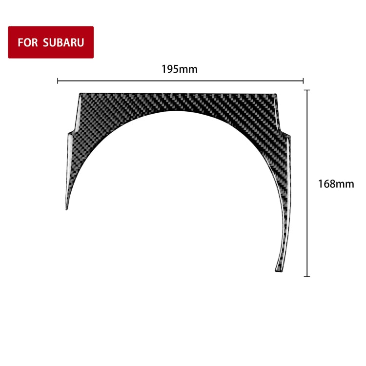 Car Carbon Fiber Gear Decorative Sticker for Subaru BRZ / Toyota 86 2017-2019, Right Drive, Gear, Right Drive