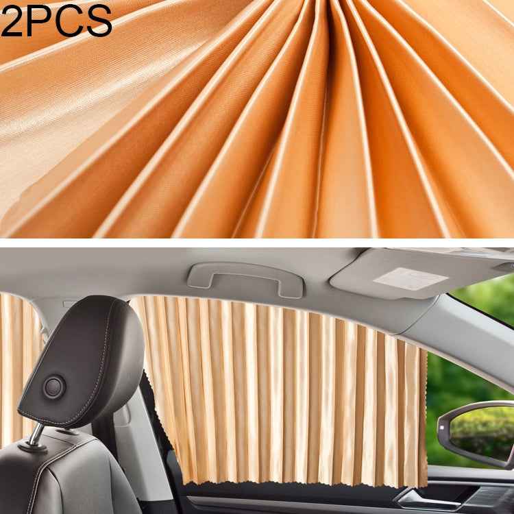 2 PCS Car Auto Sunshade Curtains Windshield Cover for the Rear Seat