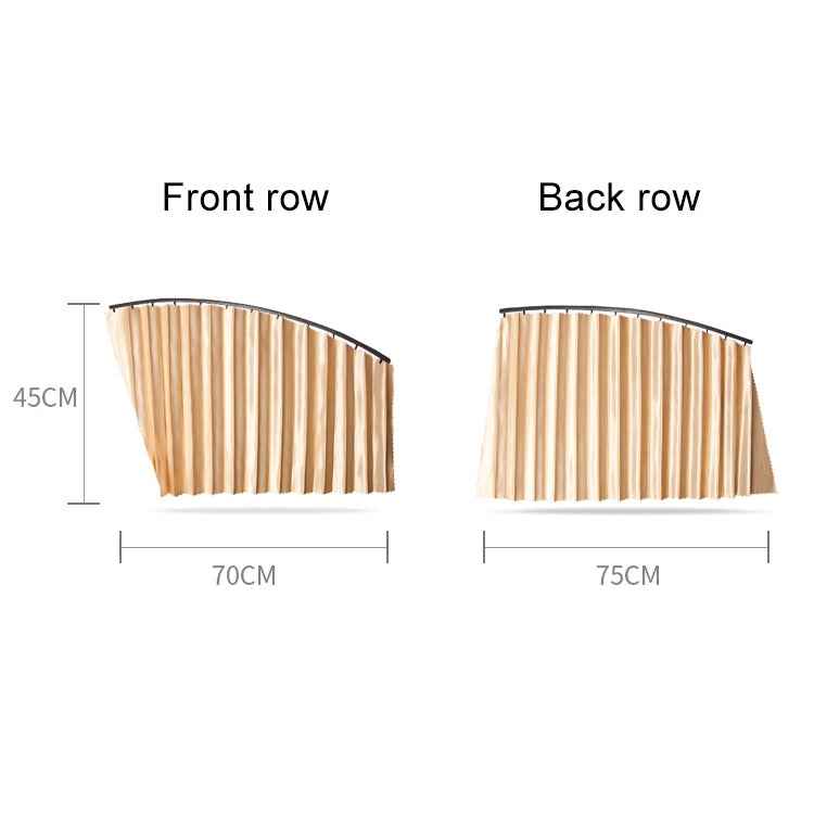 4 in 1 Car Auto Sunshade Curtains Windshield Cover Set