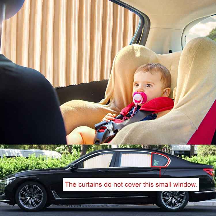 4 in 1 Car Auto Sunshade Curtains Windshield Cover Set