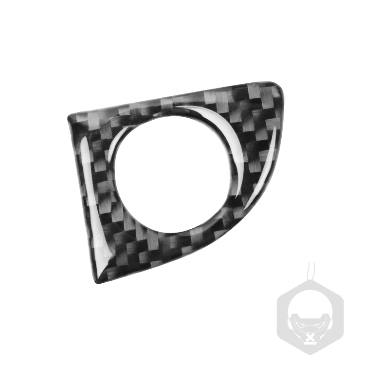 Carbon Fiber Car Co-pilot Storage Handle Decorative Sticker for Dodge Challenger 2015 to Now, Left Driving, Co-pilot Storage Handle