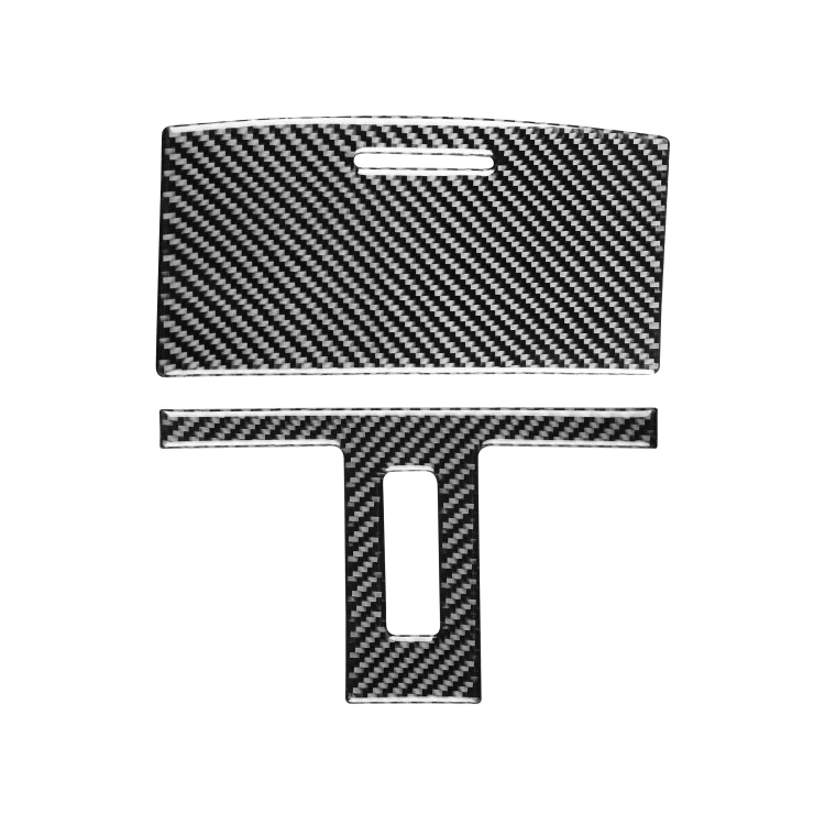 2 PCS / Set Carbon Fiber Car Reading Light Panel Decorative Sticker for Dodge Challenger 2015 to Now, Left Driving, Reading Light Panel