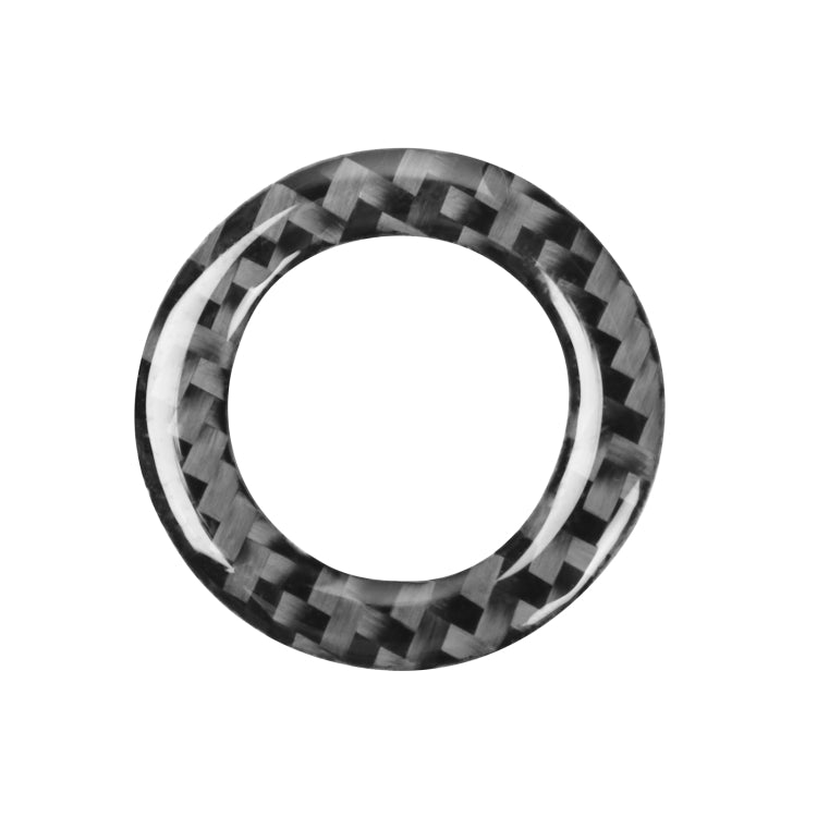 Carbon Fiber Car Ignition Switch Inside Decorative Sticker for Dodge Challenger 2015 to Now, Left Driving, Ignition Switch Inside