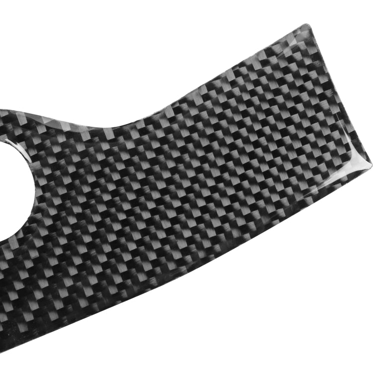 Carbon Fiber Car Headlight Switch Panel Decorative Sticker for Dodge Challenger 2015 to Now, Left Driving, Headlight Switch Panel