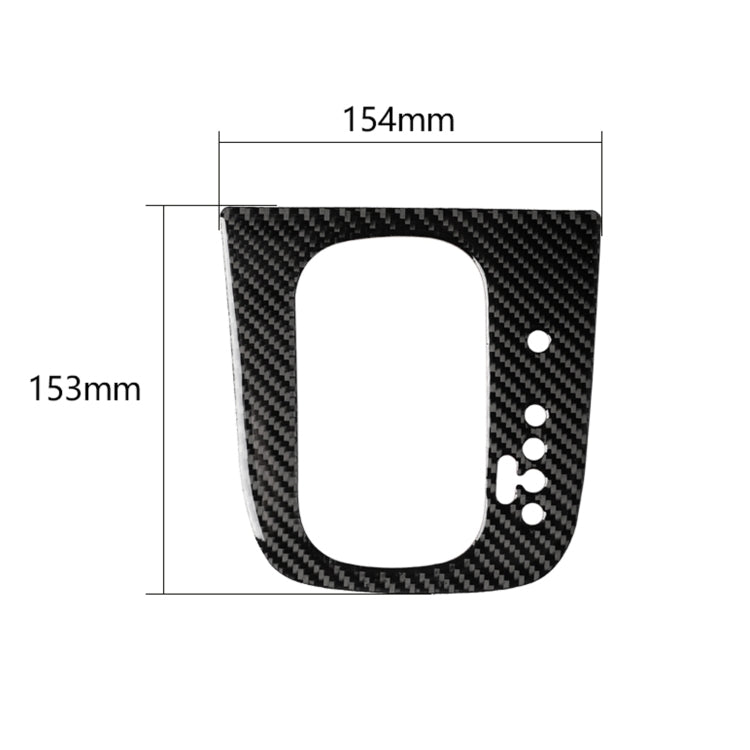 Carbon Fiber Car Gear A Decorative Sticker for Volkswagen Golf 6 2008-2012, Right Driving, Gear A, Right Driving