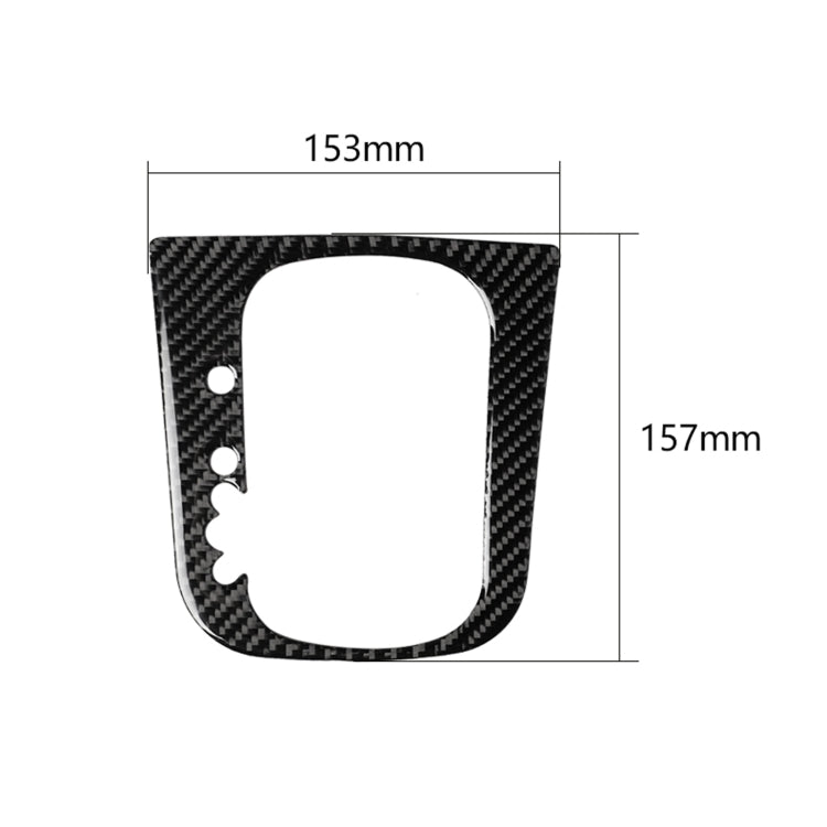 Carbon Fiber Car Gear B Decorative Sticker for Volkswagen Golf 6 2008-2012, Left Driving, Gear B, Left Driving