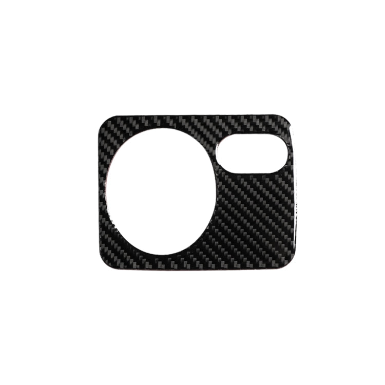 Carbon Fiber Car Headlight Switch Panel Decorative Sticker for Volkswagen Golf 6 2008-2012, Left Driving, Headlight Switch Panel, Left Driving