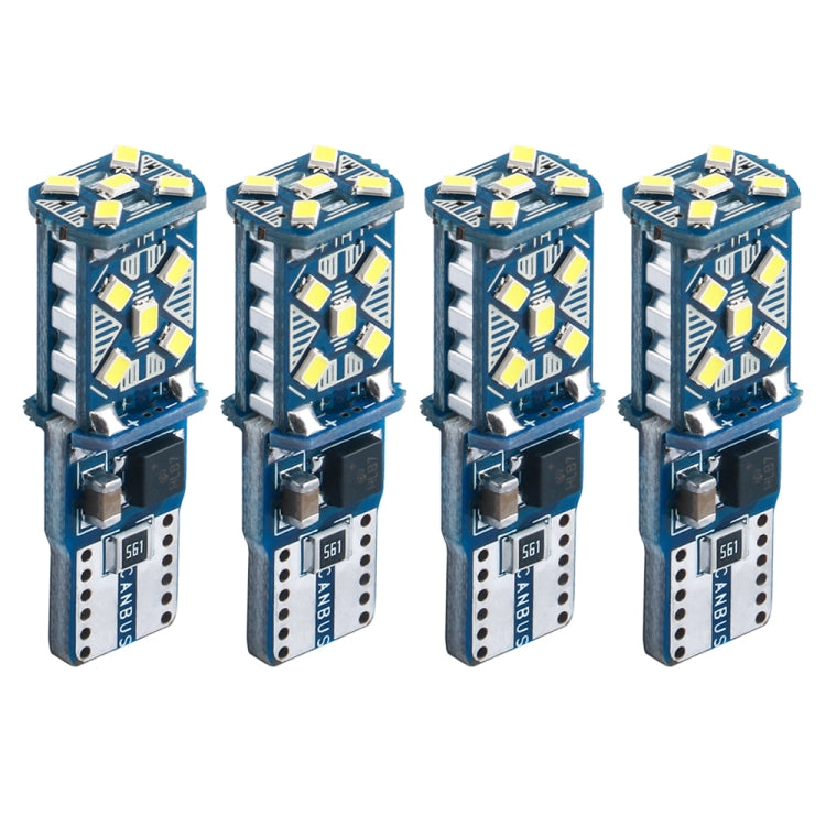4pcs T10 DC12V / 2.52W / 0.21A / 900LM Car Clearance Light with Decoding, 4pcs T10