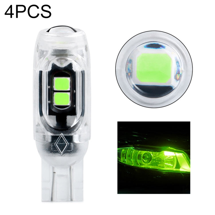 4pcs T10 DC12V / 0.84W / 0.07A / 150LM Car Clearance Light 5LEDs SMD-3030 Lamp Beads with lens
