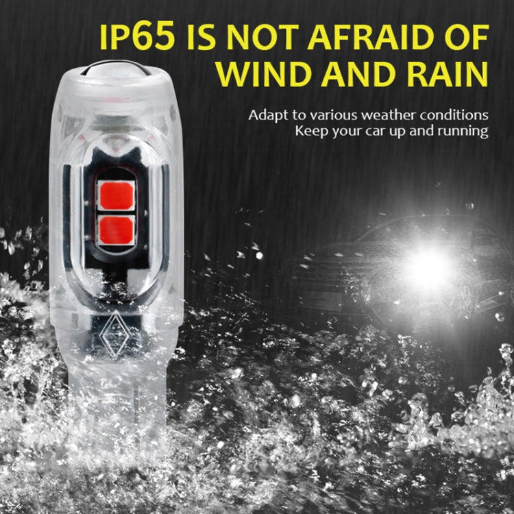 4pcs T10 DC12V / 0.84W / 0.07A / 150LM Car Clearance Light 5LEDs SMD-3030 Lamp Beads with lens