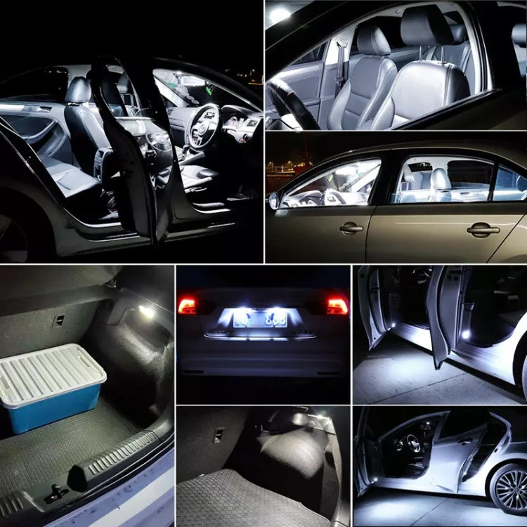 2 luces de lectura para coche, 36 mm, IC12 V/2,76 W/0,23 A/300 LM, 3 LED SMD, para techo de coche.