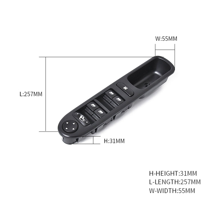 Car Auto Front Left Electronic Window Master Control Switch Button 6554.KT for Peugeot 307, For Peugeot 307