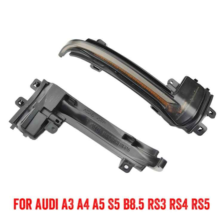 1 Pair For Audi A4 B8.5 Car Dynamic LED Turn Signal Light Rearview Mirror Flasher Water Blinker