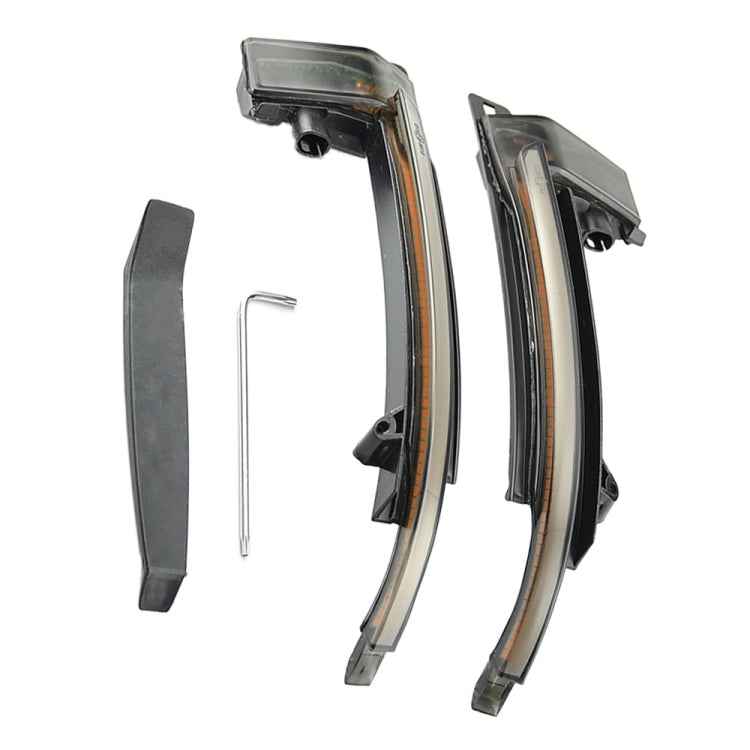 1 Pair For Audi A4 B8 Car Dynamic LED Turn Signal Light Rearview Mirror Flasher Water Blinker