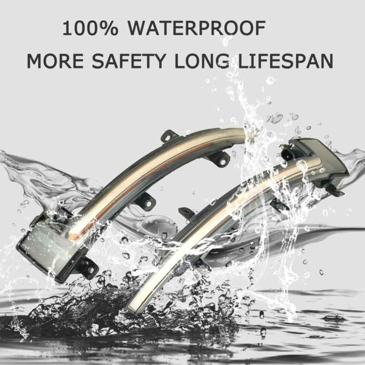 1 Pair For Audi TT MK2 2007-2014 Car Dynamic LED Turn Signal Light Rearview Mirror Flasher Water Blinker