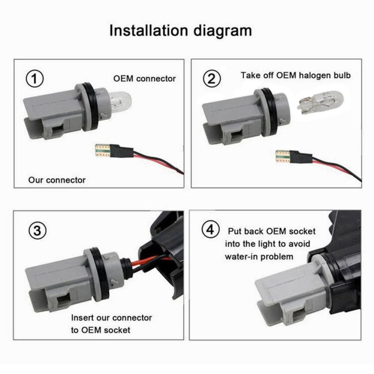 2pcs For Honda Civic 2001-2015 Car Dynamic LED Fender Side Light 34301-S5H-T02, For Honda Civic 2001-2015 (Transparent), For Honda Civic 2001-2015 (Transparent Black)