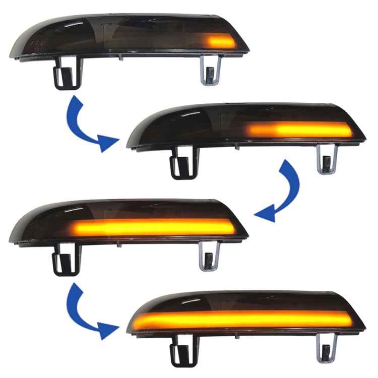 2pcs For Volkswagen Golf 5 MK5 2003-2008 Car Dynamic LED Turn Signal Light Rearview Mirror Flasher Water Blinker