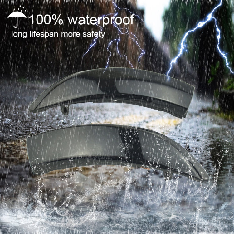 1 Pair For Ford Fiesta 2008-2017 Car Dynamic LED Turn Signal Light Rearview Mirror Flasher Water Blinker, For Ford Fiesta 2008-2017 (Blue)