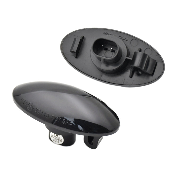 2pcs For Suzuki Grand Vitara JT 2005-2012 Car Dynamic LED Fender Side Light, For Suzuki Grand Vitara JT 2005-2012 (Transparent Black), For Suzuki Grand Vitara JT 2005-2012 (Transparent)