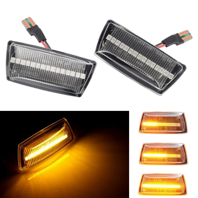 2pcs For Chevrolet Cruze 2009-2014 Car Dynamic LED Fender Side Light 1713423, For Chevrolet Cruze 2009-2014 (Transparent Black), For Chevrolet Cruze 2009-2014 (Transparent)
