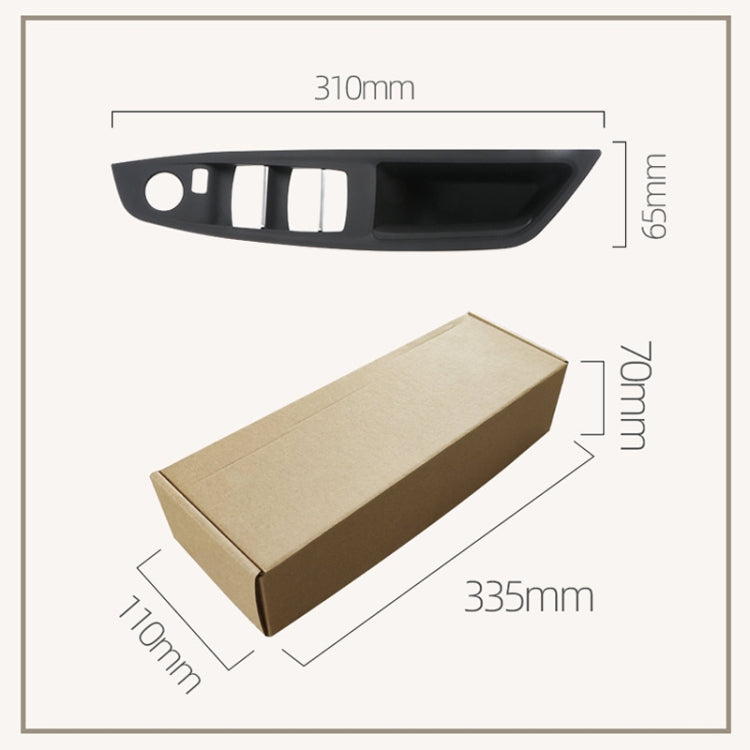 For BMW F10 2011-2017 Right Driving Car Door Window Lift Switch Trim Panel